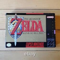 Legend of Zelda A Link to the Past Super Nintendo SNES 1992 CIB Box Manual Map