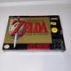 Legend Of Zelda A Link To The Past Super Nintendo Snes Box + Tray Amazing