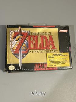 Legend of Zelda Link to the Past Super Nintendo SNES Complete CIB MAP