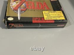 Legend of Zelda Link to the Past Super Nintendo SNES Complete CIB MAP