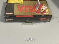 Legend of Zelda Link to the Past Super Nintendo SNES Complete CIB MAP