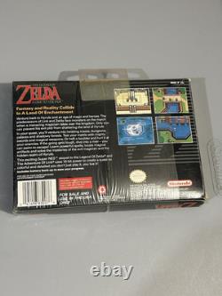 Legend of Zelda Link to the Past Super Nintendo SNES Complete CIB MAP