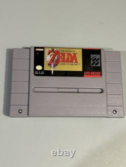 Legend of Zelda Link to the Past Super Nintendo SNES Complete CIB MAP