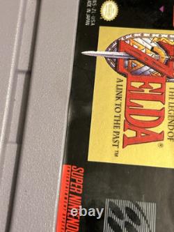 Legend of Zelda Link to the Past Super Nintendo SNES Complete CIB MAP