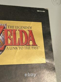 Legend of Zelda Link to the Past Super Nintendo SNES Complete CIB MAP