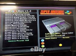 Like New Xbox Original Console 2x Controller + 733 SNES Super Nintendo Games