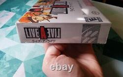 Live a Live Super Nintendo SNES English Timewalk Games Version Brand New Sealed