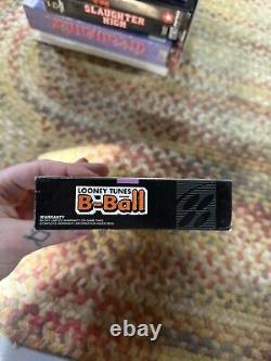 Looney Tunes B-Ball SNES Super Nintendo Rare Complete In Box Video Game Withmanual