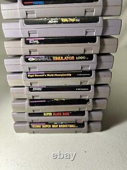 Lot 13 Nintendo SNES Games Tested And Working