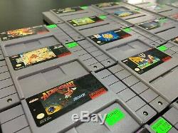 Lot Of 28 SNES Games Super Nintendo Game Bundle