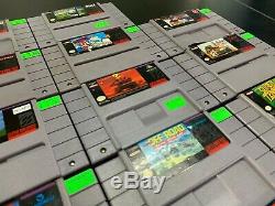 Lot Of 28 SNES Games Super Nintendo Game Bundle