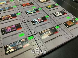 Lot Of 28 SNES Games Super Nintendo Game Bundle