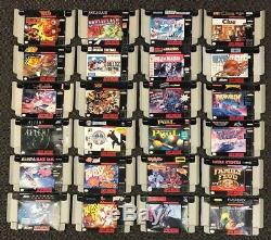 Lot of 125 BOX ONLY Super Nintendo SNES Authentic Original North America Release