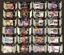 Lot of 125 BOX ONLY Super Nintendo SNES Authentic Original North America Release