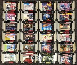 Lot of 125 BOX ONLY Super Nintendo SNES Authentic Original North America Release