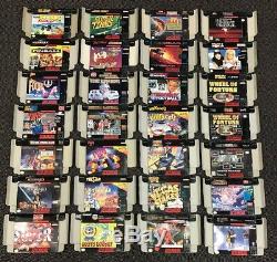 Lot of 125 BOX ONLY Super Nintendo SNES Authentic Original North America Release