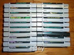 Lot of 19 SNES games Mega Man 7 Metroid Zelda Mario Yoshis Island Super Nintendo