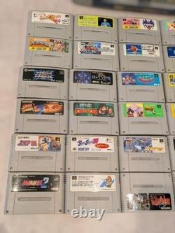Lot of 30 Nintendo Super Famicom Games Set SNES SFC Japanese with Case