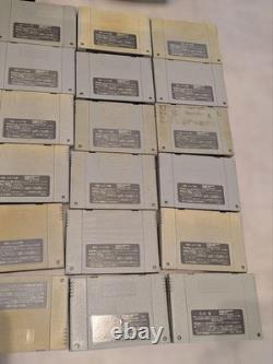Lot of 30 Nintendo Super Famicom Games Set SNES SFC Japanese with Case