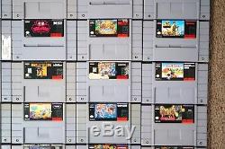 Lot of 54 Super Nintendo (SNES) Games Chrono Trigger, Mega Man X3 and More