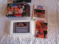 Lot of 5 CIB Super Nintendo Games - NBA, Tennis Tour, PGA Tour Golf etc. SNES