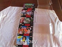 Lot of 5 CIB Super Nintendo Games - NBA, Tennis Tour, PGA Tour Golf etc. SNES