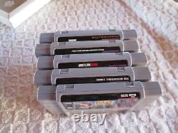 Lot of 5 Sports Super Nintendo CIB Games. SNES