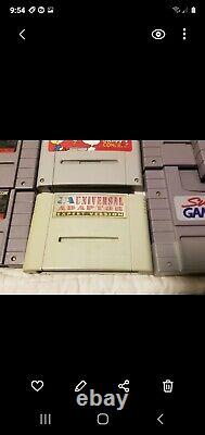 Lot of 72 original authentic Super Nintendo SuperNES SNES game cartridges