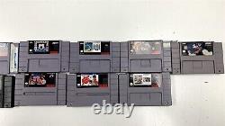 Lot of 76 Super Nintendo SNES Games Working See Pictures