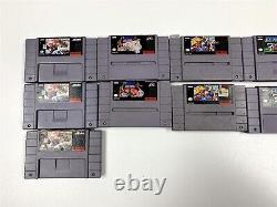 Lot of 76 Super Nintendo SNES Games Working See Pictures