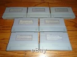 Lot of 7 Super Nintendo SNES games including Earthbound, Chrono Trigger, EVO +