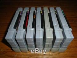 Lot of 7 Super Nintendo SNES games including Earthbound, Chrono Trigger, EVO +