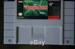Lot of 9 Super Nintendo SNES Video Games Jungle Book, Tiny Toons, Top Gear