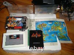 Lufia 1 2 Lot Fortress of Doom + Rise of the Sinistrals SNES Super Nintendo CIB