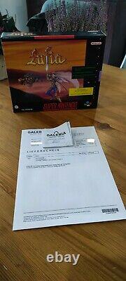 Lufia Big Box SNES Super Nintendo Ungeöffnet/NEU VGA Einmalige Chance