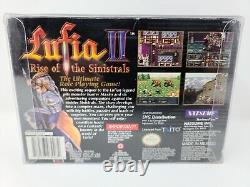 Lufia II 2 Rise of Sinistrals SNES Super Nintendo Box Art, Manual, Game