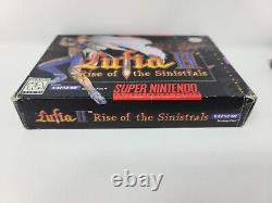 Lufia II 2 Rise of Sinistrals SNES Super Nintendo Box Art, Manual, Game
