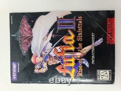 Lufia II 2 Rise of Sinistrals SNES Super Nintendo Box Art, Manual, Game