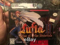 Lufia II 2 Rise of Sinistrals Super Nintendo SNES New Sealed VGA 85+Archival