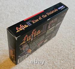 Lufia II 2 Rise of the Sinistrals SNES Super Nintendo Complete in Box