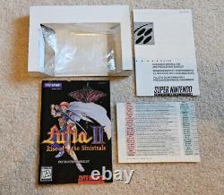 Lufia II 2 Rise of the Sinistrals SNES Super Nintendo Complete in Box