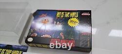 MINT Out of this World Super Nintendo SNES CIB