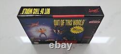 MINT Out of this World Super Nintendo SNES CIB