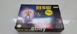 MINT Out of this World Super Nintendo SNES CIB