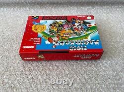 MINT Super Mario Kart Super Nintendo SNES PAL Boxed Complete CIB Collectors