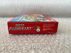 MINT Super Mario Kart Super Nintendo SNES PAL Boxed Complete CIB Collectors