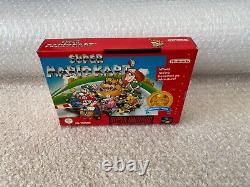 MINT Super Mario Kart Super Nintendo SNES PAL Boxed Complete CIB Collectors