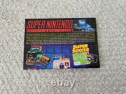 MINT Super Mario Kart Super Nintendo SNES PAL Boxed Complete CIB Collectors