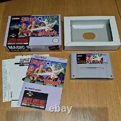 Magic Sword Super Nintendo Snes Pal Game Boxed Complete With Manual Free P&p