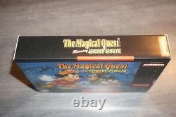 Magical Quest (Super Nintendo SNES) Complete in Box MINT Condition
